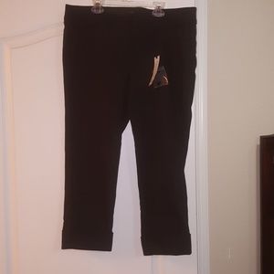 Straight fit crop pants